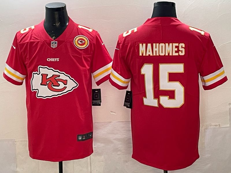 Men 2026 Kansas City Chiefs #15 Mahomes red Nike Limited NFL Jersey style 002->kansas city chiefs->NFL Jersey